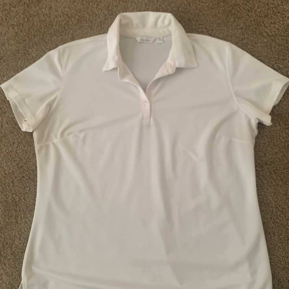 Lady Hagen White Button Down Shirt